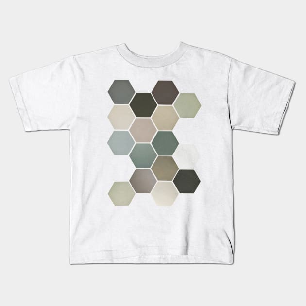 Shades of Grey Kids T-Shirt by Cassia